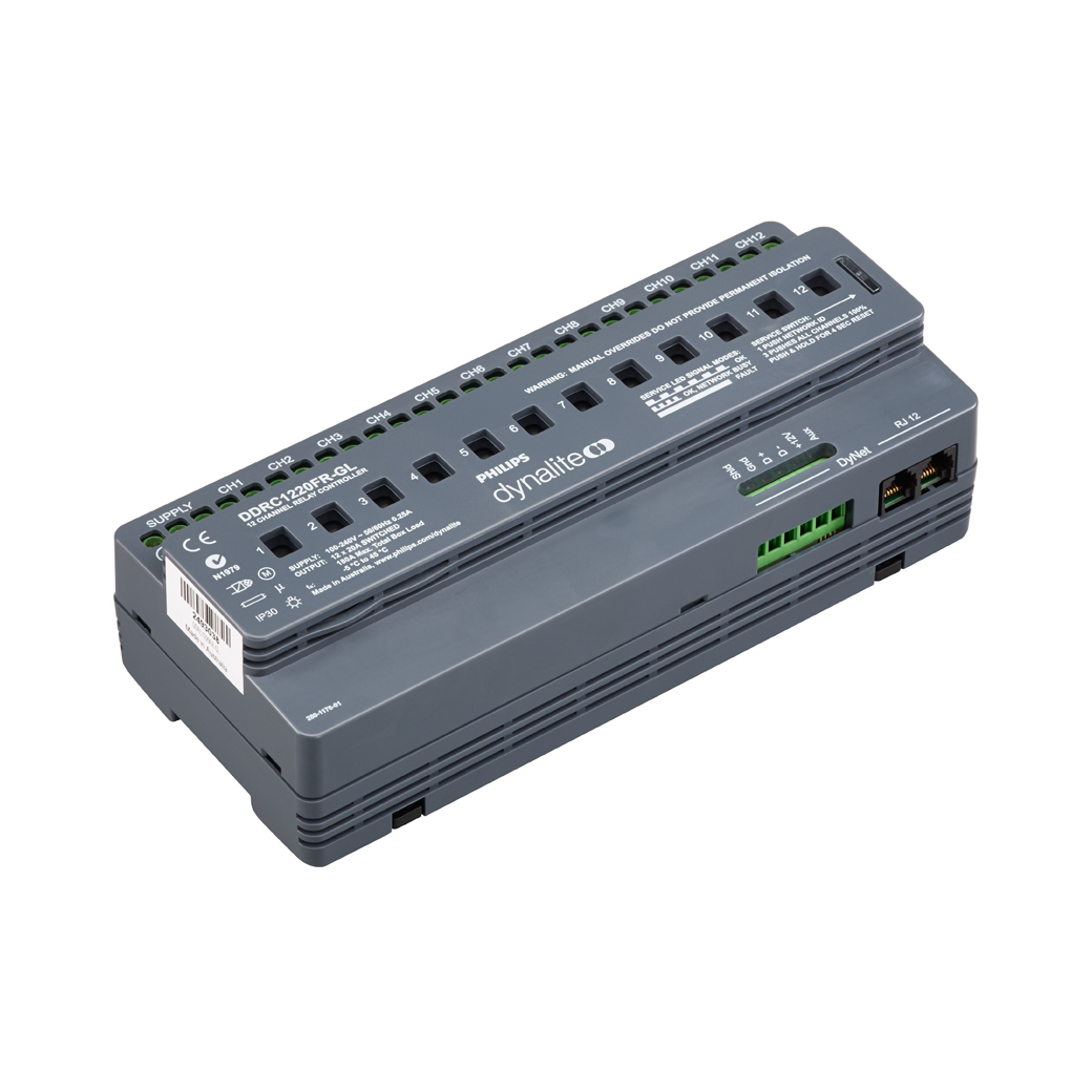 Philips Dynalite Relay Controller 12ch Multiphase (DDRC1220FRGL