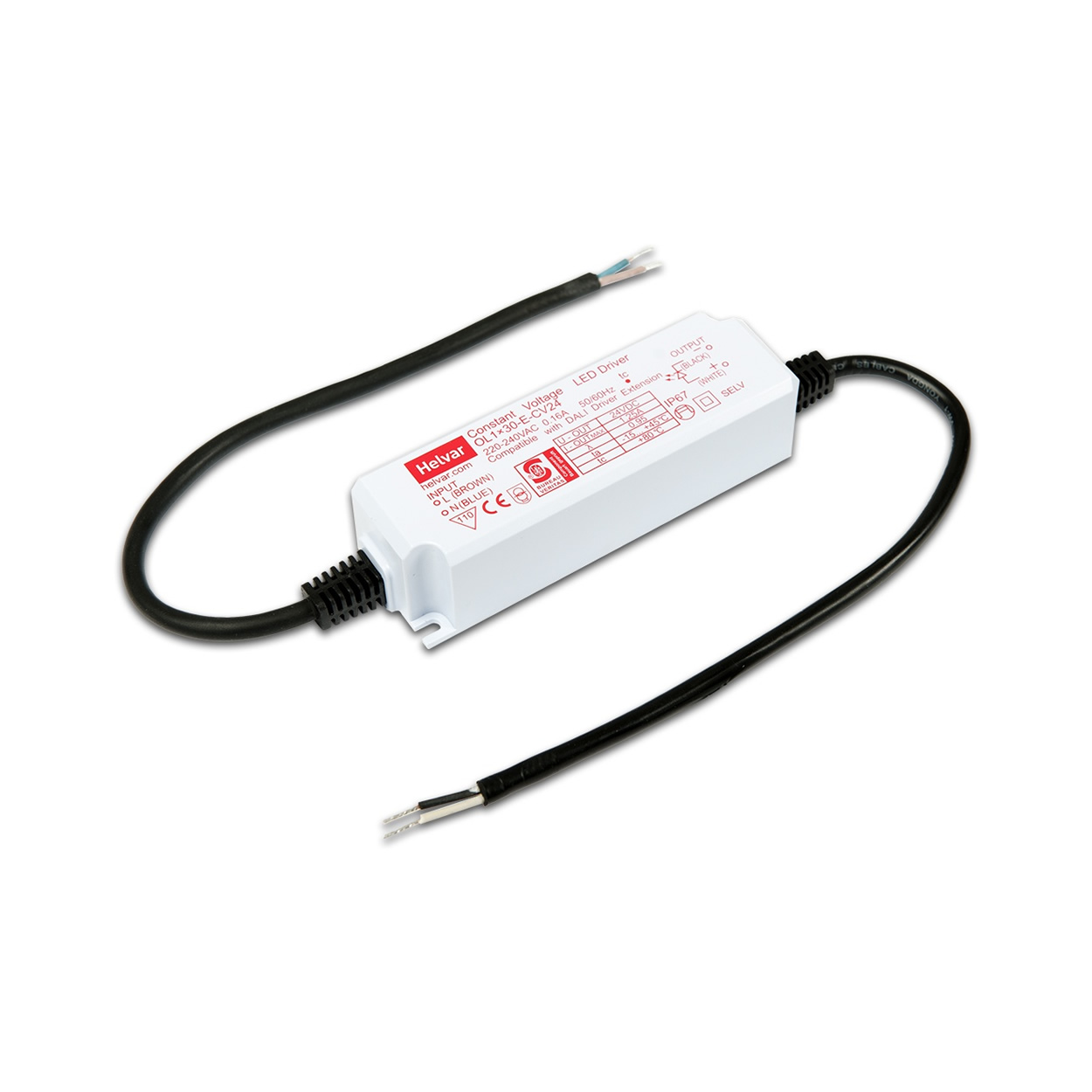 Helvar Outdoor Constant Voltage LED Driver 30W (OL1x30ECV24) Lightmoves