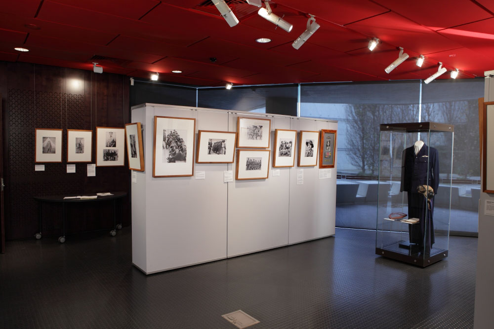 Photographic documentation of Indigenous Australians at War exhibition, held at the Shrine of Remembrance, 2010