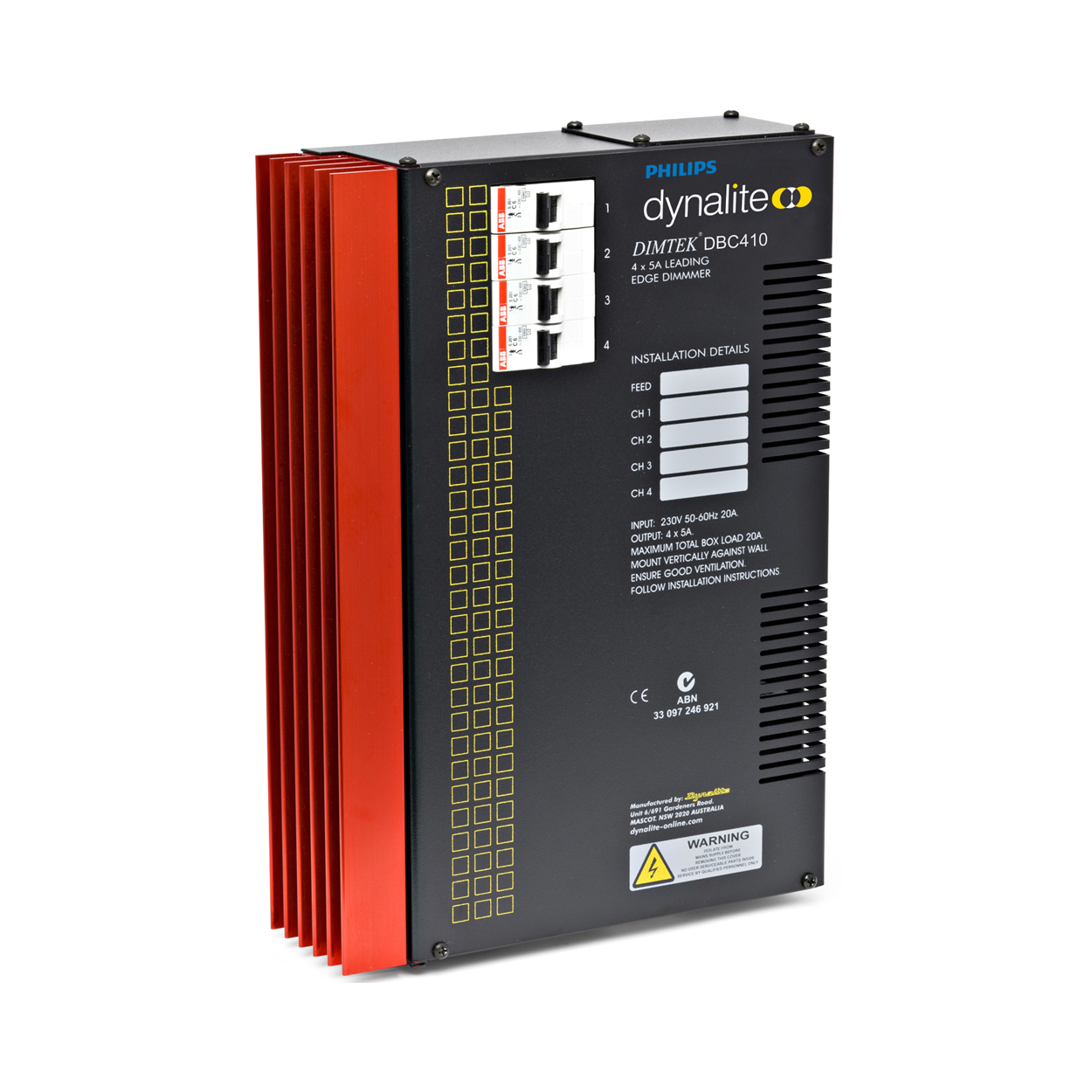 Philips Dynalite Signal Dimmer Controller 4ch (DBC410) Lightmoves