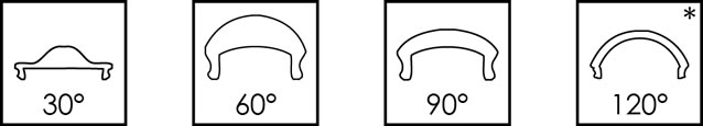 Lens angles for LED strip - LED tape