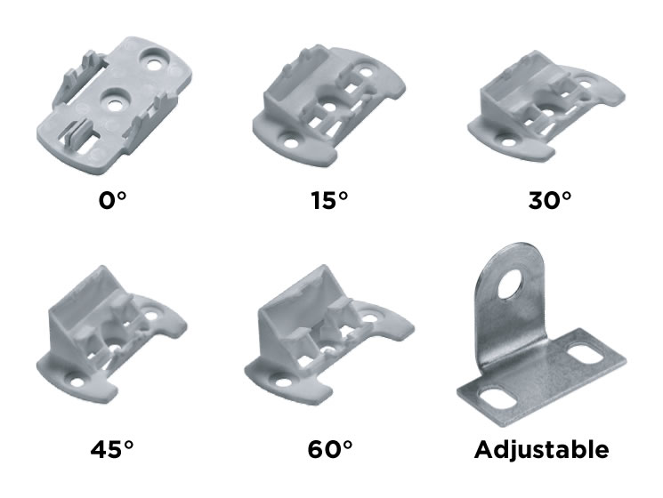 Mounting brackets for LED strip - LED tape