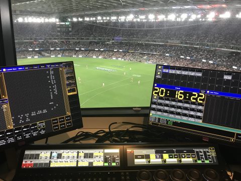 Marvel Stadium Lighting Control desk