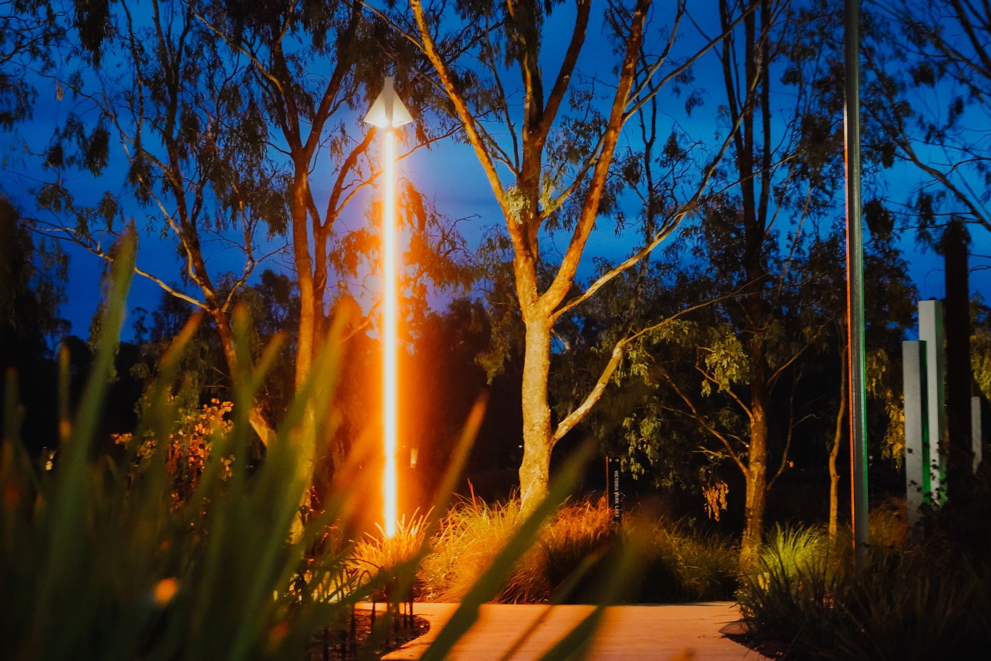 Victoria Park Lake Lighting Control Feature Lighting Stonnington