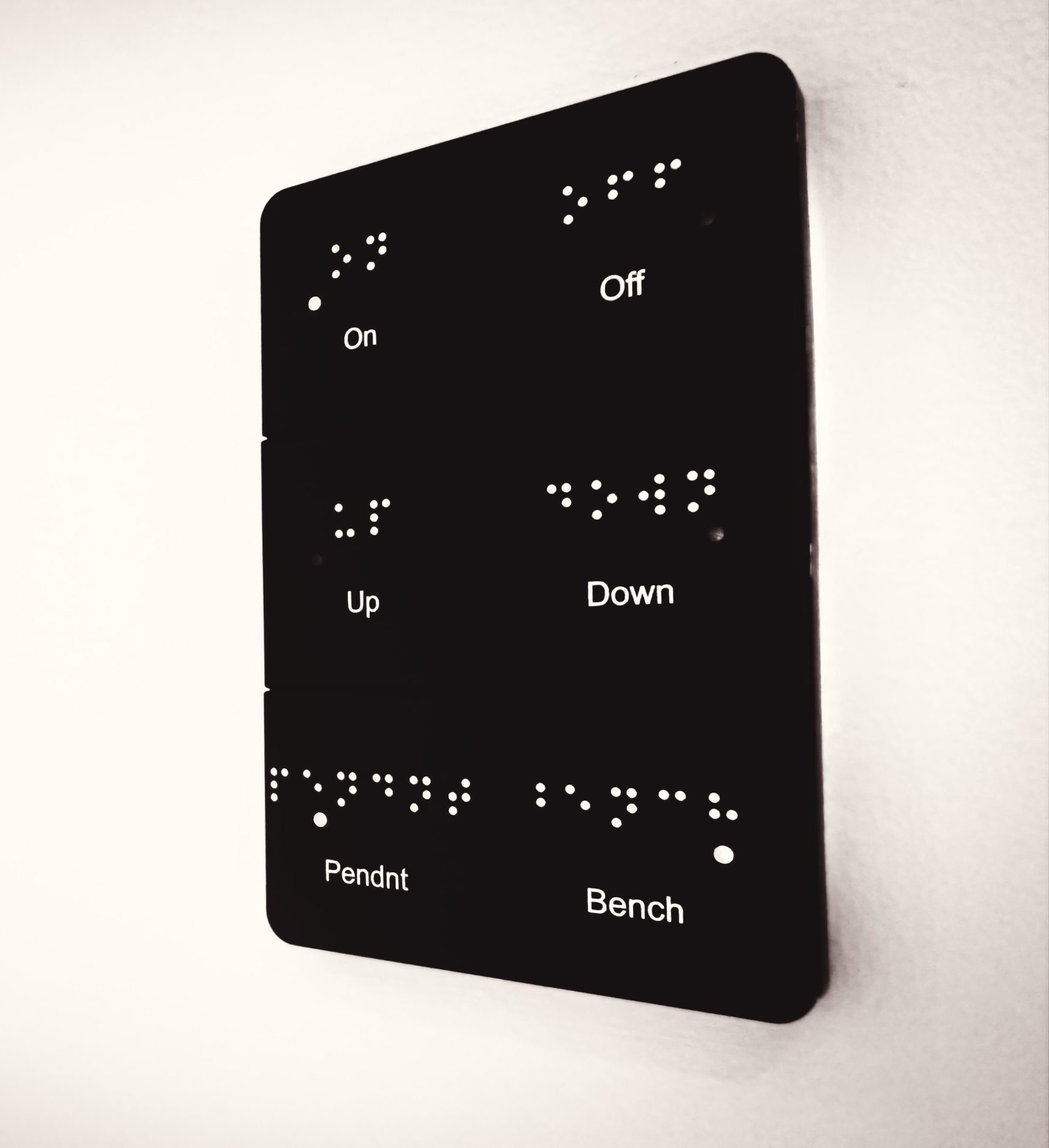 Braille Panel Wall